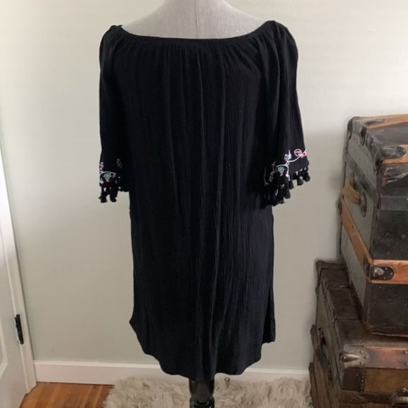 love,fire Rayon Embroidered Dress Size L - Picture 4 of 7